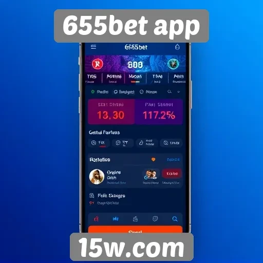 Análise da interface do 655bet app