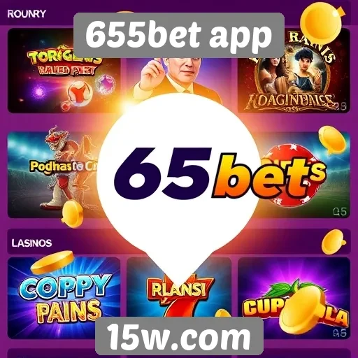 Variedade de jogos disponíveis no 655bet app